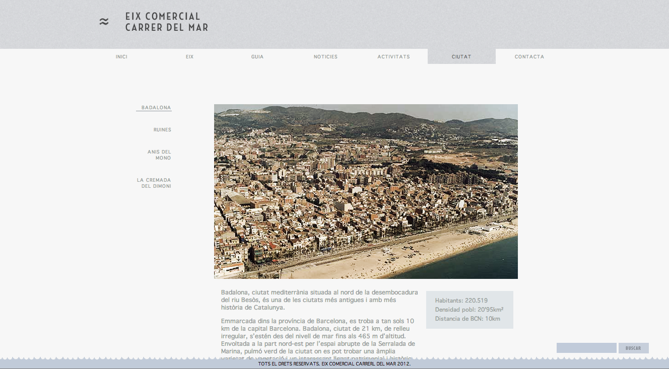 Eix Comercial Carrer del Mar